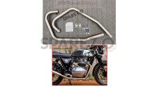 Royal Enfield GT and Interceptor 650cc SS LH-RH Exhaust Header Pipe Matt Finish - SPAREZO